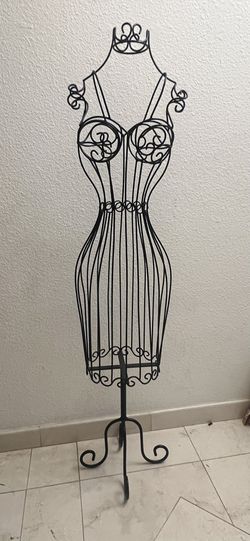 Wire Mannequin Stand Vintage 