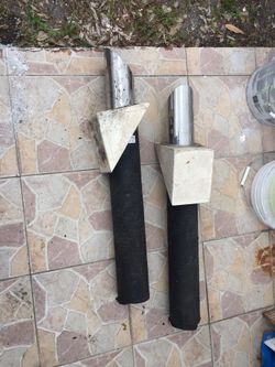 Boat through hull straight pipes $150