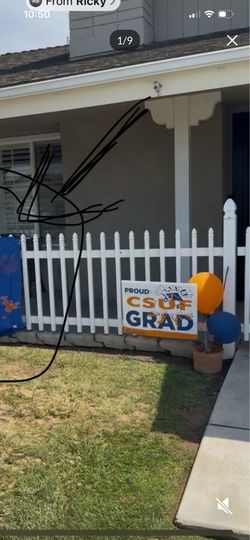 CSUF Graduation yard sign