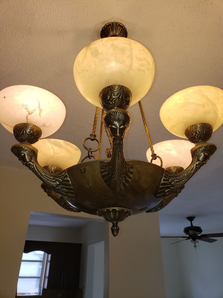 bronze lamp