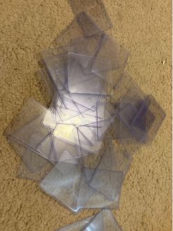 36 clear plastic Pokémon card protectors