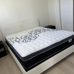 Queen Size Mattress Pillow Top 12” Thick.  All Sizes Available.  Same Day Delivery.   Brand New Mattress 