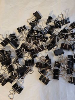Binder clips small 60 pieces new
