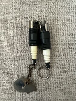 Vintage Magna Cigarettes Promo Spark Plug Butane Cigarette Lighter Key Chain