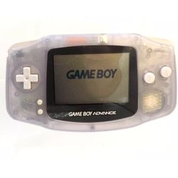 Nintendo Game Boy Advance AGB-001 (Transparent) Handheld 