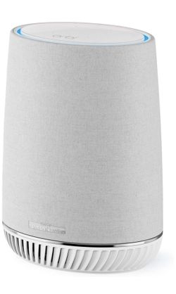 NETGEAR Orbi Voice Smart Speaker & WiFi Mesh Extender (RBS40V), extend your home Wi-Fi up to 2000 square feet  Boult in Harman Kardon Speaker 