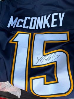 McConkey #15 Signed Football Jersey