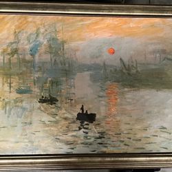 Monet’s Impression Sunrise 