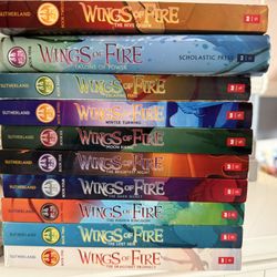 Wings of fire 1-9 & 12