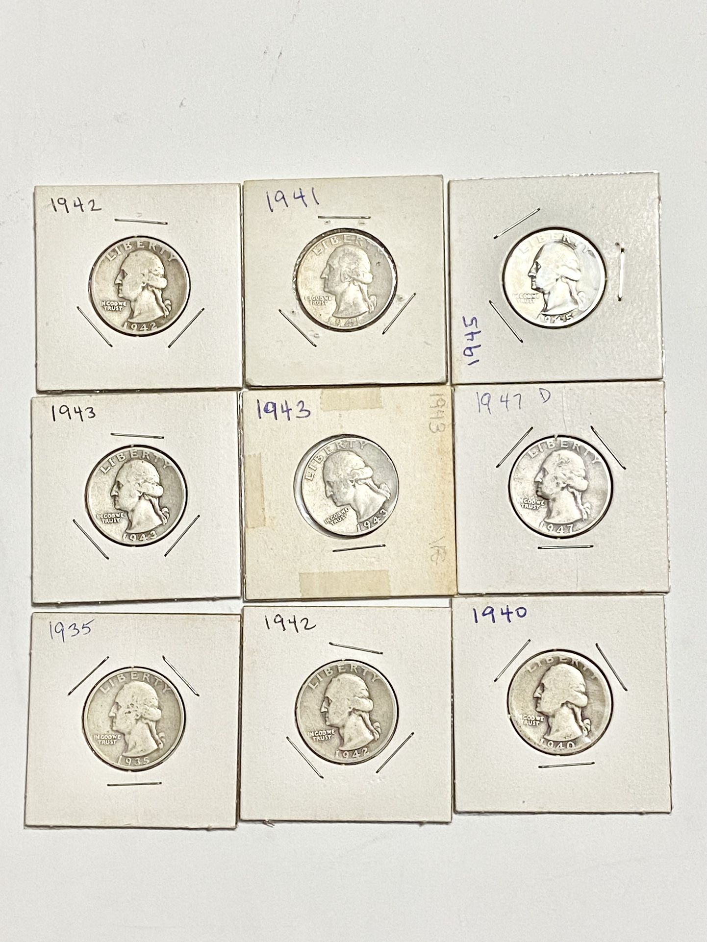 I am selling 90% silver 25-cent coins, I am asking $25 each, firm price.