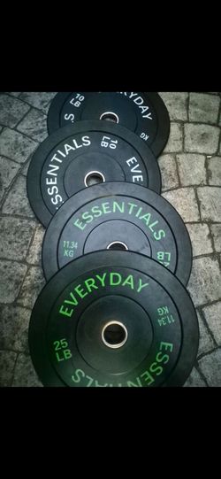 Olympic bumper weights 💪