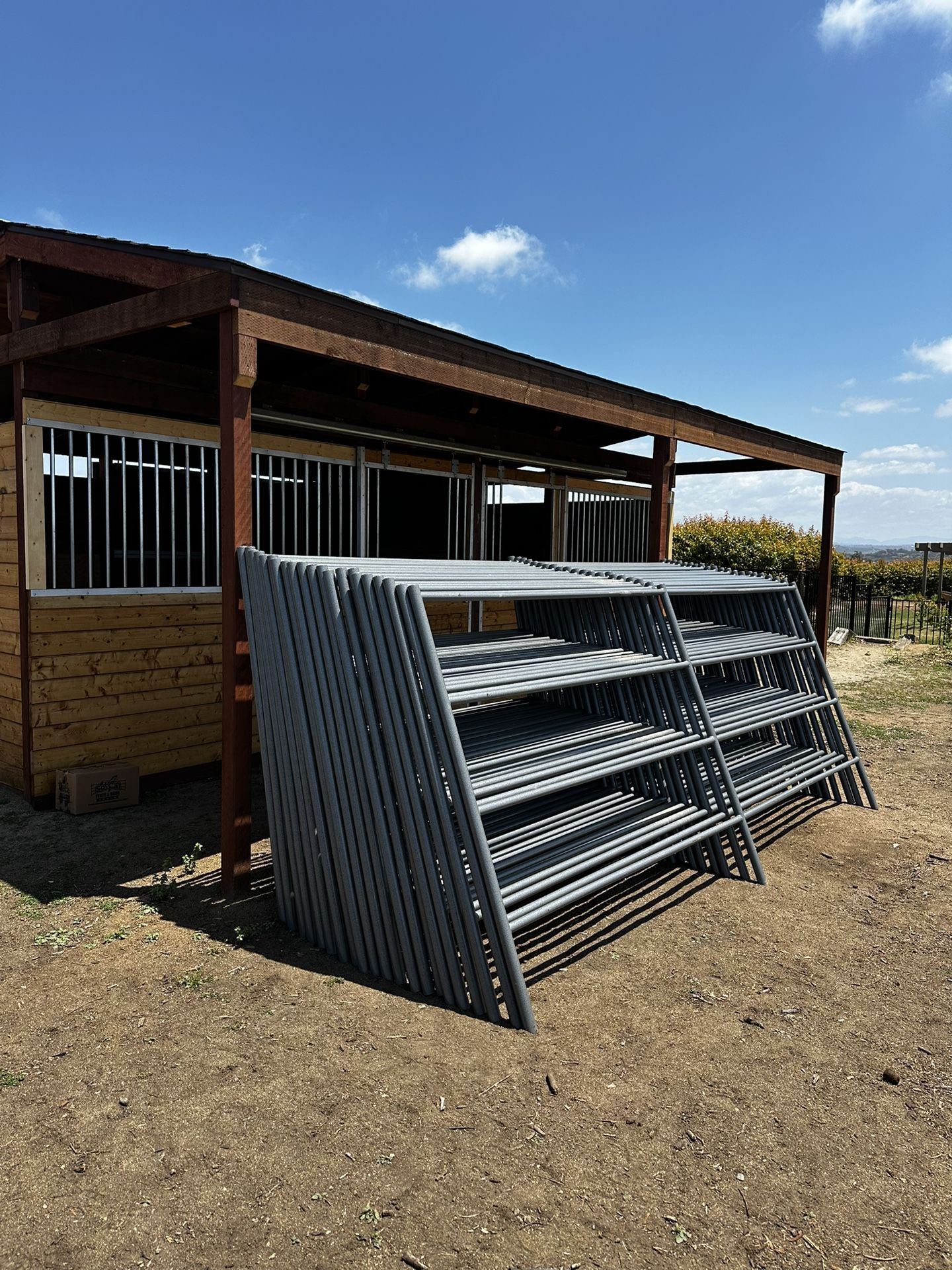 12ft Horse Corral Panels 14-gauge Powder-Coated