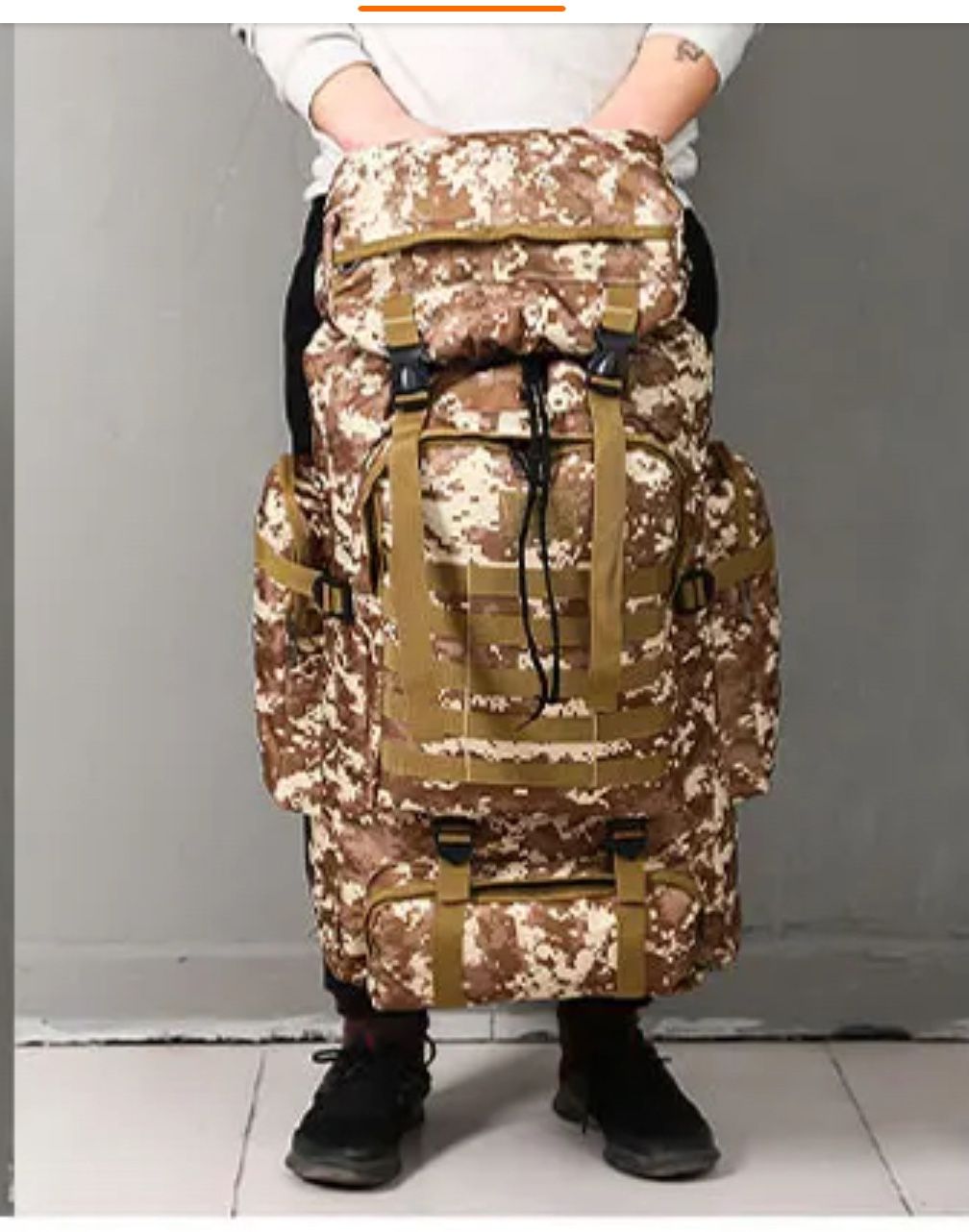 80L 3D Outdoor Tactical Camping/Hiking Bag