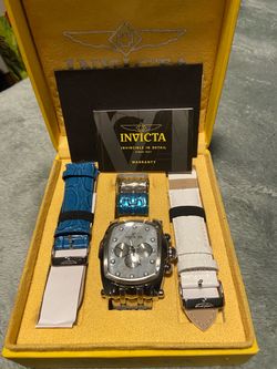 Invicta Chronograph Watch with Interchangeable Bands