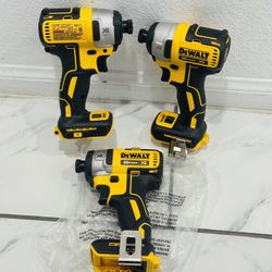 Dewalt DCF887 20v Max XR 1/4” Cordless Brushless 3-Speed Impact Drill 