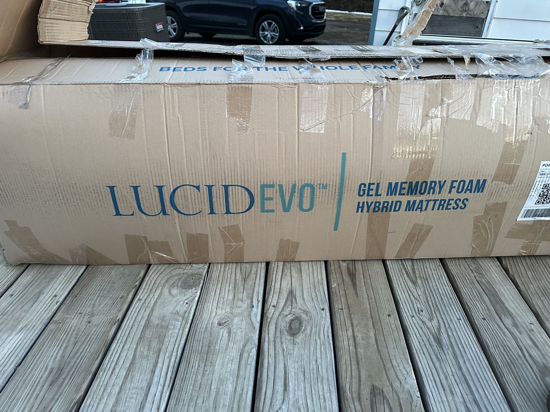 LUCID EVO Hybrid Gel Memory Foam Mattress