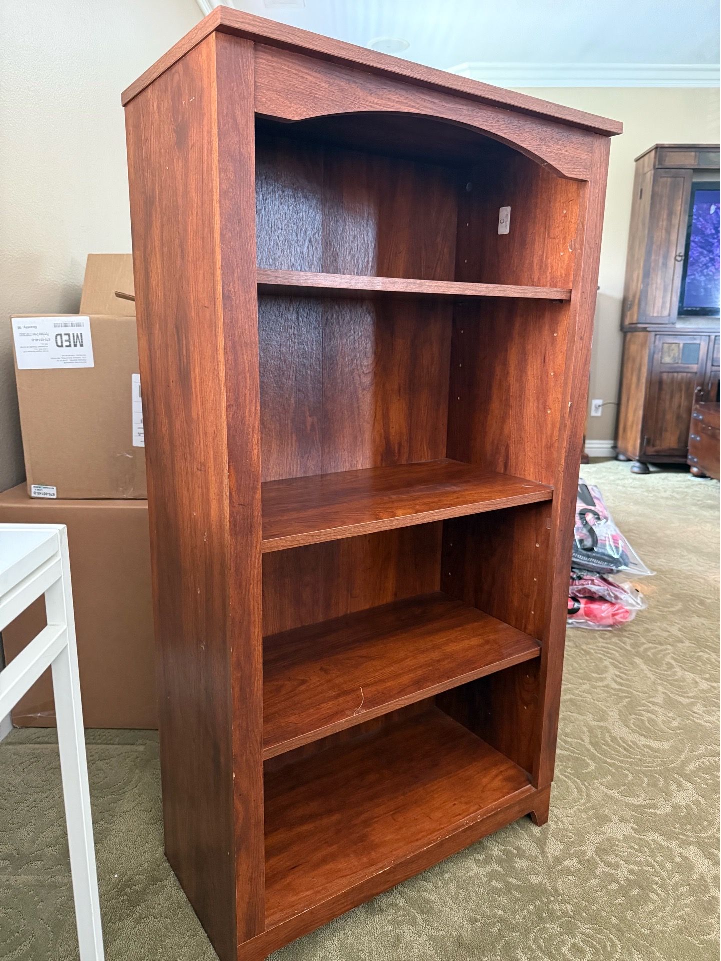 Brown Bookshelf
