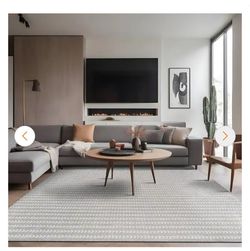 Arrow Gray 6 ft. x 9 ft. Chevron Striped Washable Indoor Outdoor Area Rug