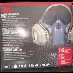 3M- OV P95 Professional Paint Reusable Respirator, Size Large