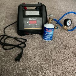 DieHard Battery Charger/Engine Starter & A/C Recharge Refrigerant (Freon - R-134a)
