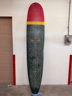 Donald Takayama In the Pink Surfboard