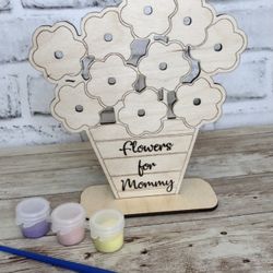 Flowers For Mom Kids Craft