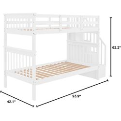 Double Bunk Bed( Twin) 