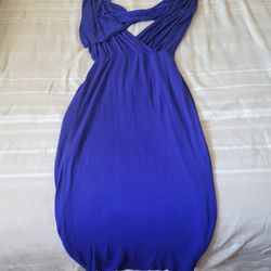 Royal Blue Dress - Small