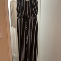 Womens One Piece Stipe Outfit
