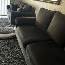 2 Gray Sofas/couches -$150 Each Or $200 For Both