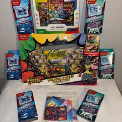 Pokemon Ascended Heroes Elite Trainer Box Bundle Surging Sparks Twilight Masquerade First Partners