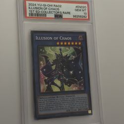 Yugioh! - Illusion of Chaos - RA02- 1st Edition - Collector's Rare - PSA 10