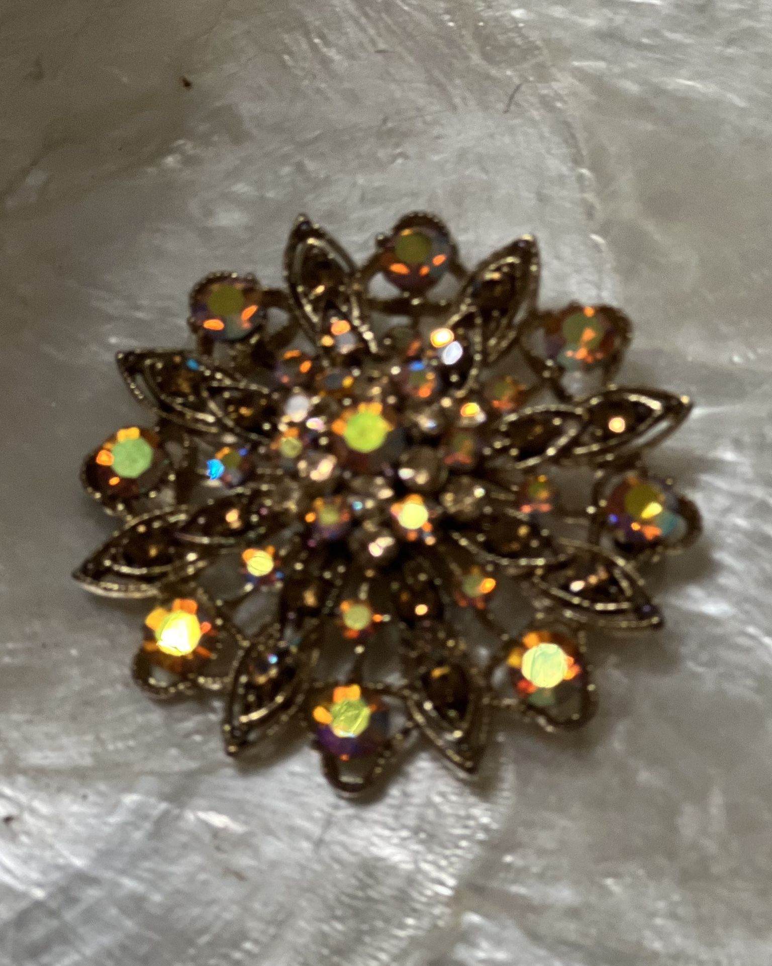 Vintage Rhinestone Brooch