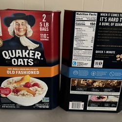 Quaker Old Fashioned Oats (5 Pound, 2 Count). I have 1 For 5$