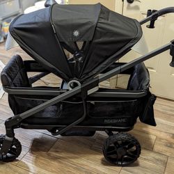 Evenflo Shyft Rideshare All-Terrain Performance Stroller Wagon (Sterling Black)