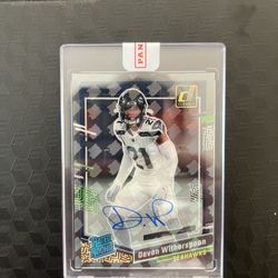 Devon Witherspoon Rookie Auto Redemption 
