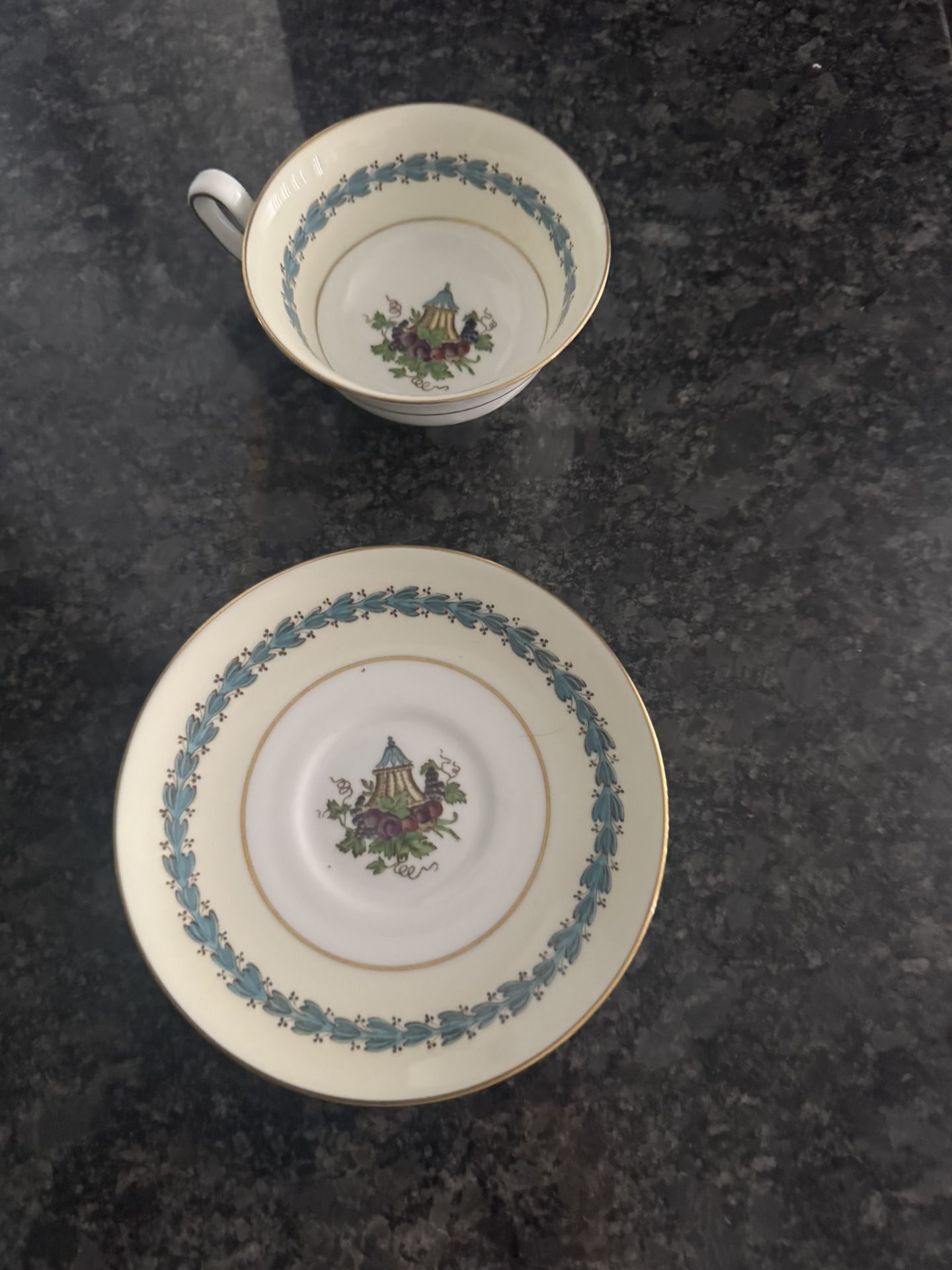Appledore Wedgwood Peony Cup & Saucer