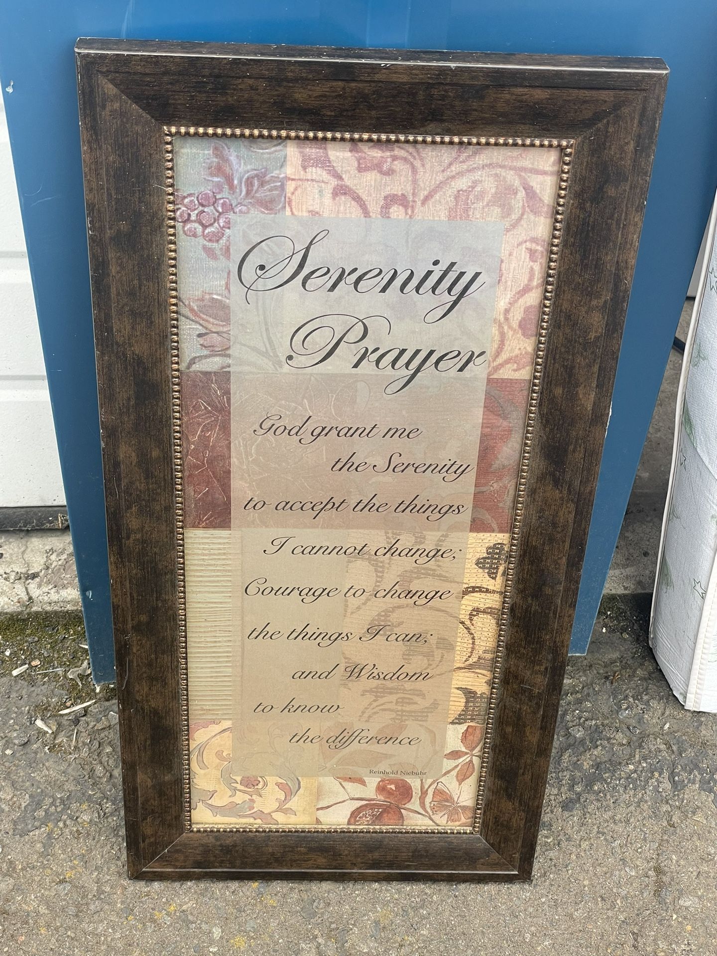 Serenity Prayer Wall Decor