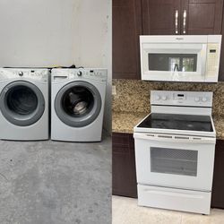 COMBO DEAL - washer and dryer - Stove - microwave