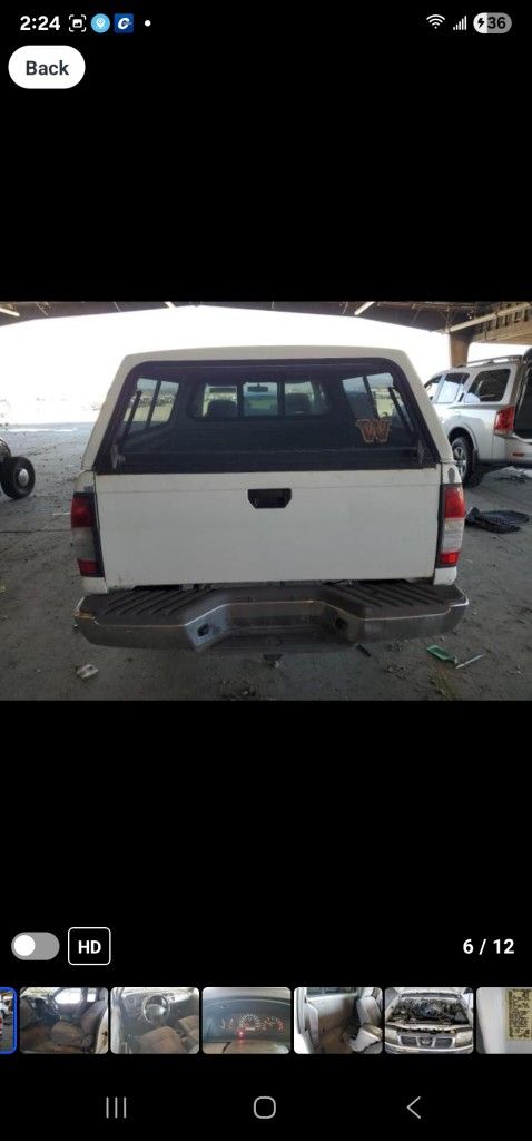 part's for Nissan frontier camper only 1999
