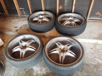 Set Of Used Rims N Tires