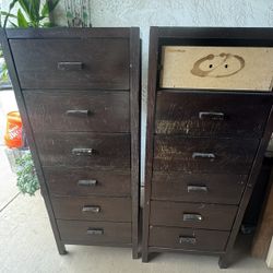 FREE Two Cost Plus World Market Tall Wood Dressers 