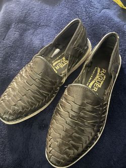 Black Huaraches Slip-ons 
