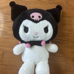 Authentic Kuromi plush toy 14”( bought in Japan )