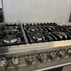Viking 36” Stainless Steel Dual Fuel Gas Range Stove 