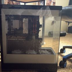 CyberPowerPC - Gaming Desktop - AMD Ryzen 5 5500 - AMD Radeon RX 6500 XT 4GB - 16GB Memory - 1TB PCle 4.0 SSD - Black