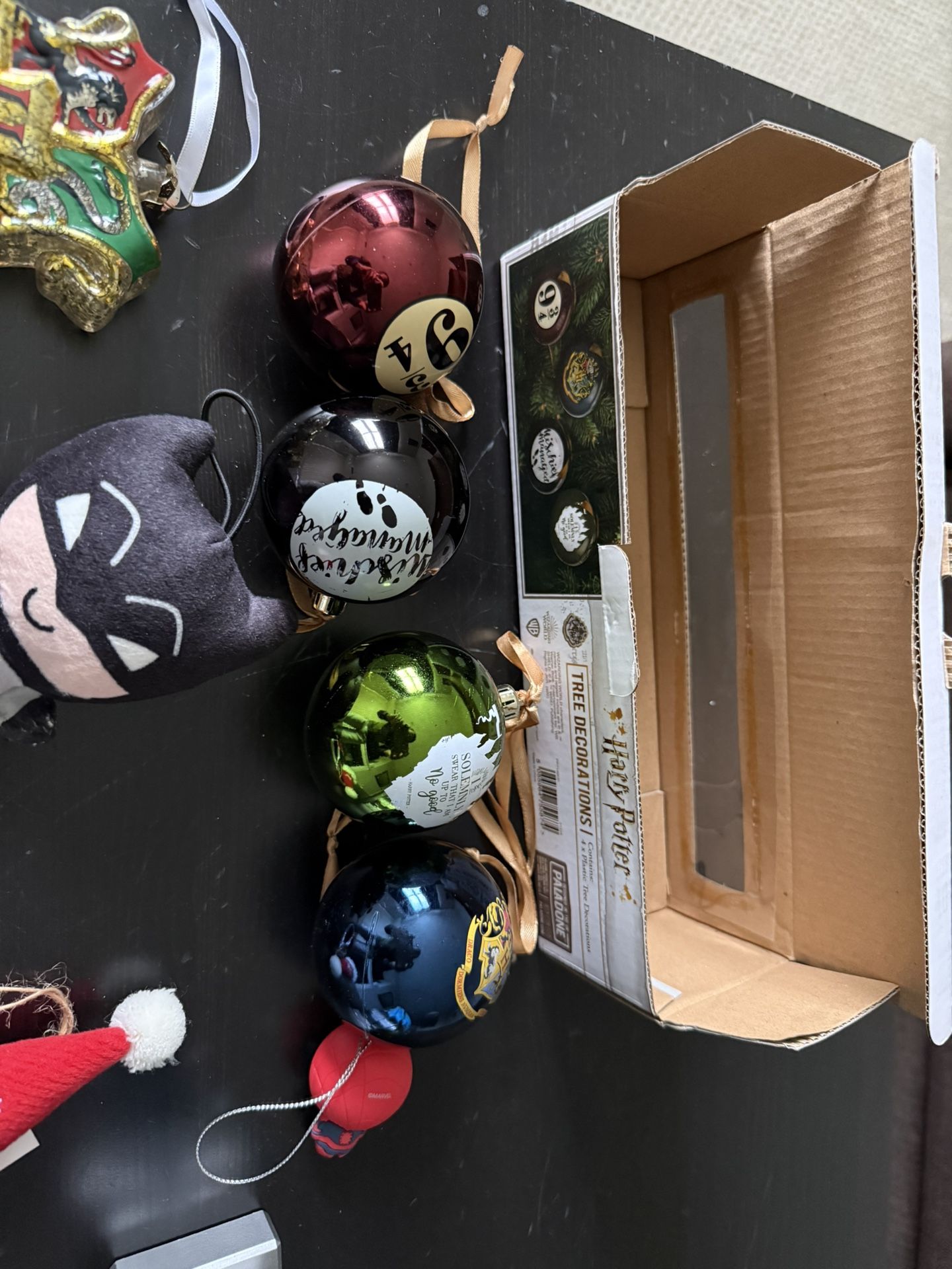 Pop Culture Christmas Ornaments - Harry Potter, Batman, Marvel