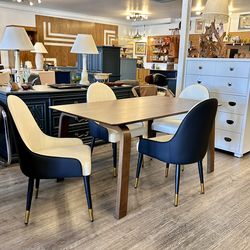 Dining Table / Modern Wood / NEW Dining Chairs  *Sold Separately*