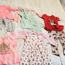 Baby Girl Clothing, 0 To 18 Months, Bright New