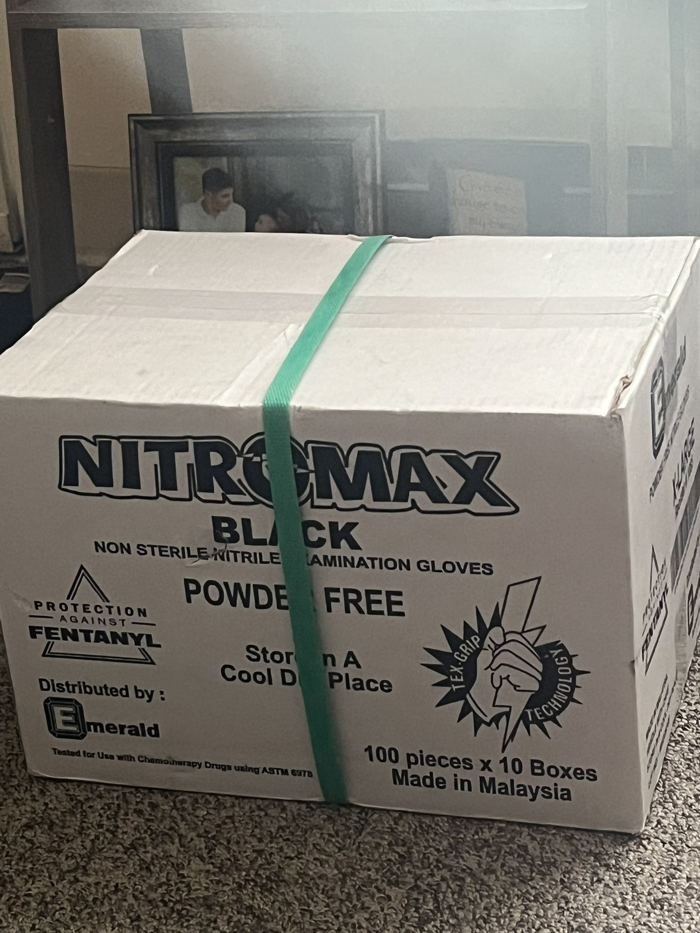 Nitromax Black Size Xl 1000 Gloves 